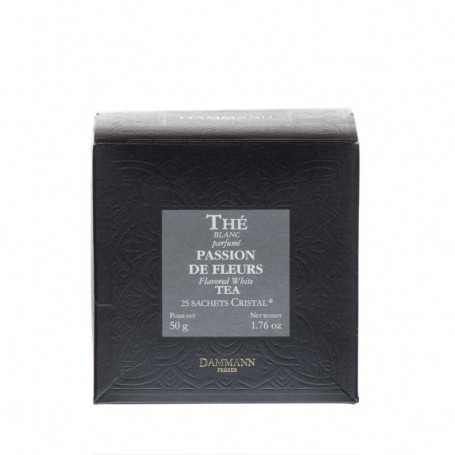 Thé Blanc Parfumé Passion de Fleurs - 25 Sachets Cristal