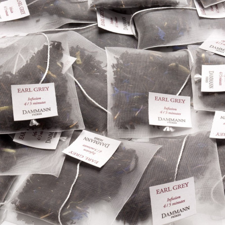 Thé Noir Parfumé Earl Grey Yin Zhen - 50 Sachets Cristal