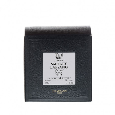 Thé Noir Parfumé Smokey Lapsang - 25 Sachets Cristal