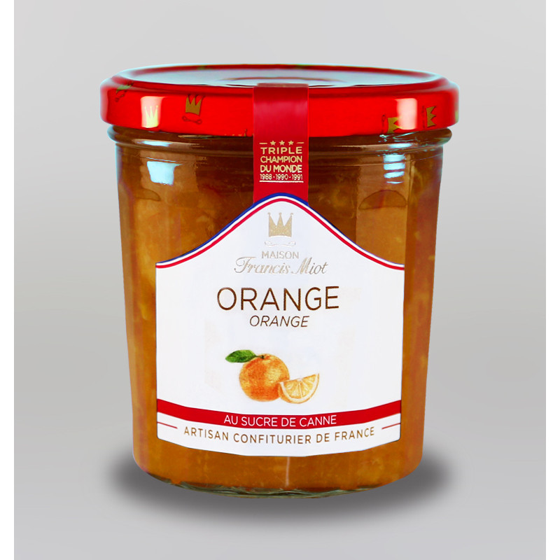 Confiture au Sucre de Canne Orange Francis Miot