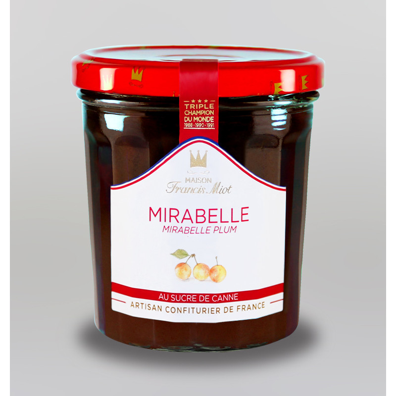 Confiture au Sucre de Canne Mirabelle Françis Miot