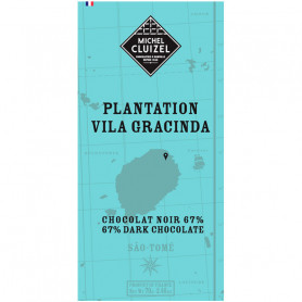Tablette Plantation " Vila Gracinda " Noir 67% - Michel Cluizel