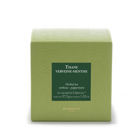 Tisane Verveine / Menthe - 25 Sachets Cristal