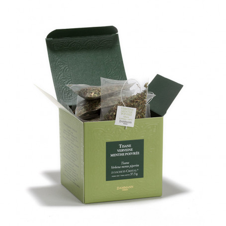 Tisane Verveine / Menthe - 25 Sachets Cristal