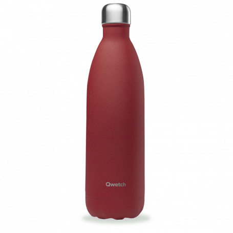 Bouteille Isotherme Granite Rouge 1L - Qwetch