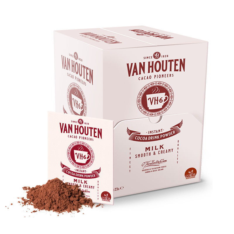 Boite Distributrice 100 Dosettes Chocolat Van Houten