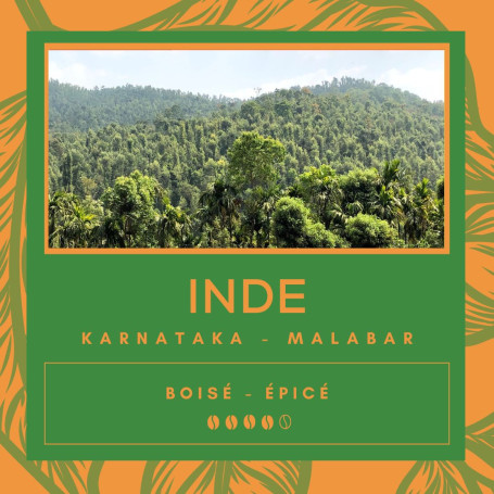 Café Inde Karnataka - Malabar Moussoné