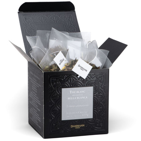 Thé Blanc Parfumé Bella Blanca - 25 Sachets Cristal