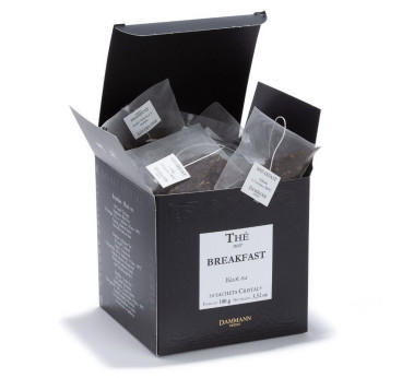 Breakfast Dammann Frères – Thé noir, 50 sachets Cristal®