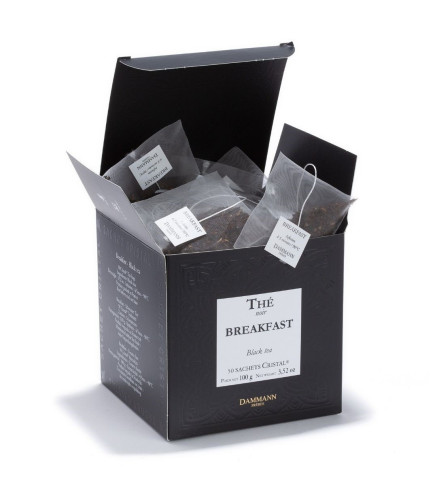 Breakfast Dammann Frères – Thé noir, 50 sachets Cristal®