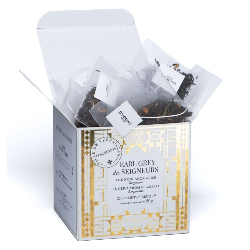 Thé Noir Earl Grey des Seigneurs - 25 Sachets Cristal Thé Noir Earl Grey des Seigneurs - 25 Sachets Cristal