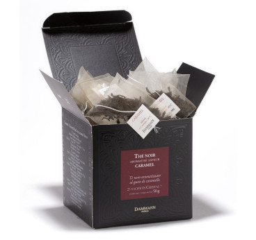 Caramel Dammann Frères – Thé noir, 25 sachets Cristal®