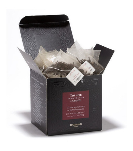 Caramel Dammann Frères – Thé noir, 25 sachets Cristal®