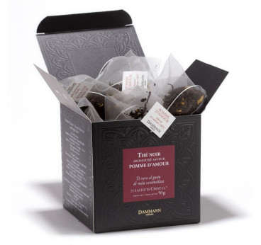 Pomme d’Amour – Thé noir Dammann Frères, 25 sachets Cristal®