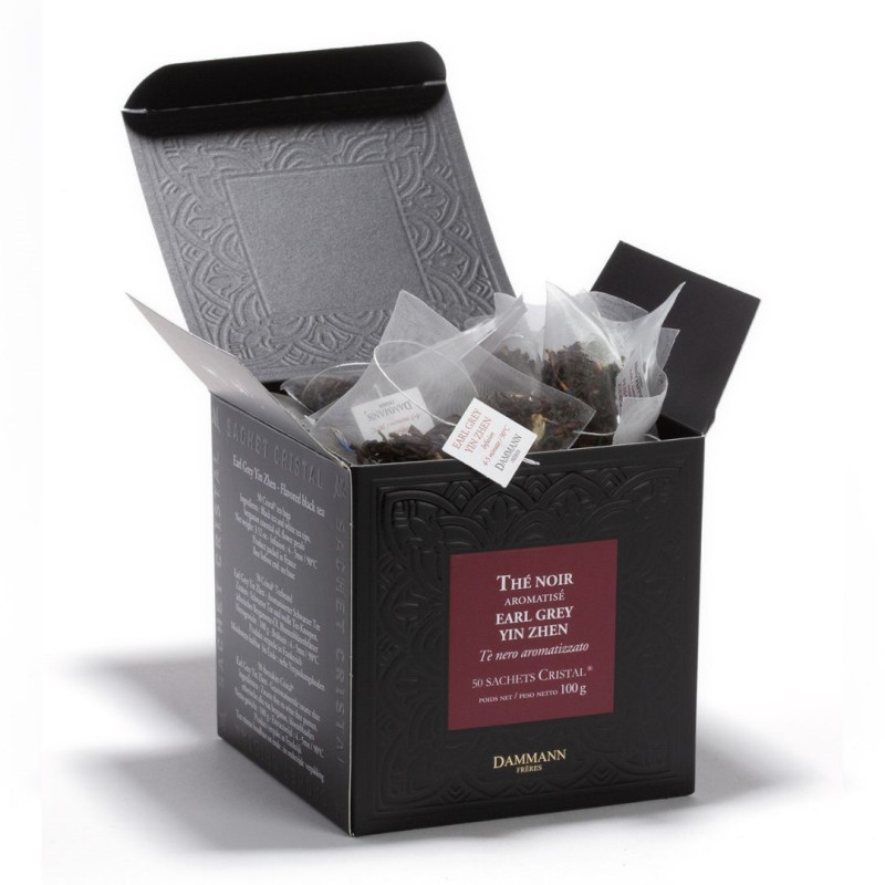 Thé Noir Earl Grey Yin Zhen - 50 Sachets Cristal Thé Noir Earl Grey Yin Zhen - 50 Sachets Cristal