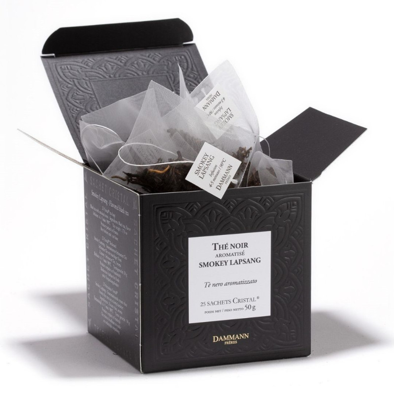Thé Noir Smokey Lapsang - 25 Sachets Cristal