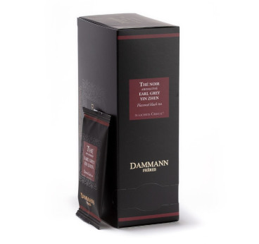 Thé Noir Parfumé Earl Grey Yin Zhen - 24 Sachets Cristal Suremballés Dammann Frères