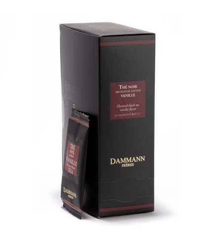 Vanille – Thé noir Dammann Frères, 24 sachets Cristal® enveloppés