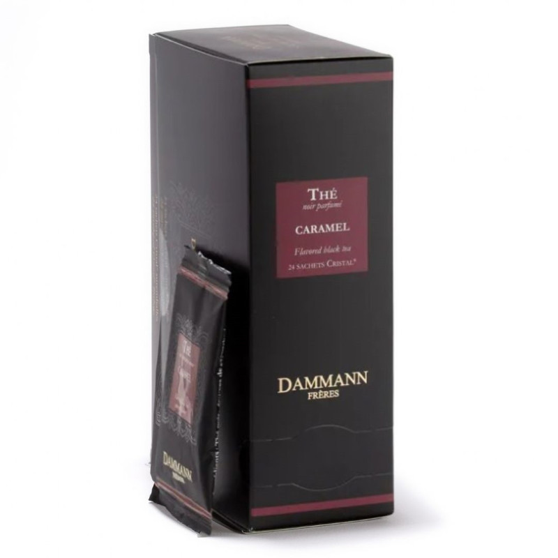 Thé Noir Caramel - 24 Sachets Cristal Enveloppés
