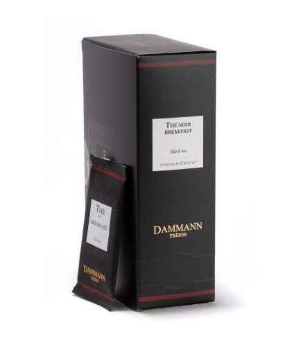 Breakfast – Thé noir Dammann Frères, 24 sachets Cristal® enveloppés