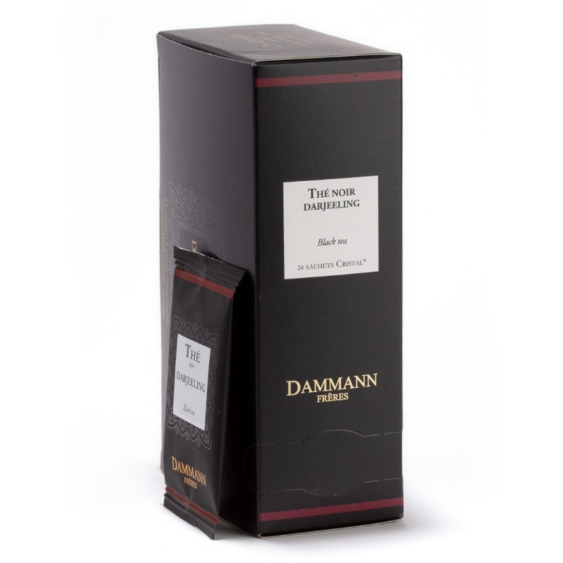 Thé Noir Nature Darjeeling - 24 Sachets Cristal Enveloppés