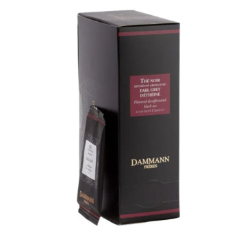 Earl Grey Déthéiné – Dammann Frères, 24 sachets Cristal® enveloppés
