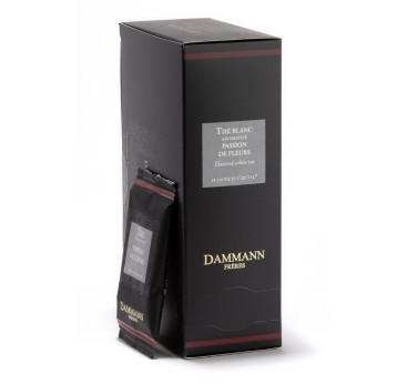 Passion de Fleurs – Thé blanc Dammann Frères, 24 sachets Cristal® enveloppés