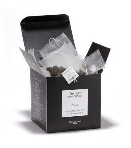 Chine Gunpowder – Thé vert Dammann Frères, 25 sachets Cristal®