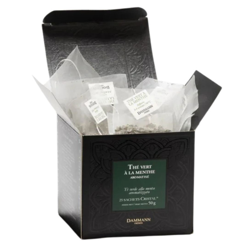Thé Vert Menthe - 25 Sachets Cristal Thé Vert Menthe - 25 Sachets Cristal