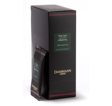 L’Ôriental – Thé vert Dammann Frères, 24 sachets Cristal® enveloppés