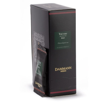 Thé Vert Parfumé Bali - 24 Sachets Cristal Suremballés Dammann Frères