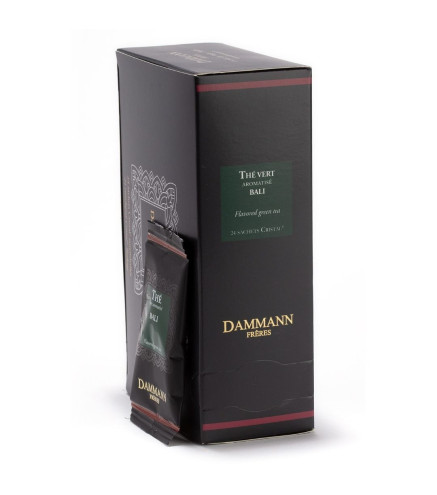 Bali – Thé vert Dammann Frères, 24 sachets Cristal® enveloppés