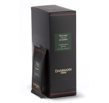 Thé Vert Parfumé Jasmin - 24 Sachets Cristal Suremballés Dammann Frères