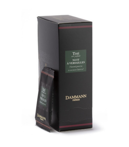 Nuit à Versailles – Thé vert Dammann Frères, 24 sachets Cristal® enveloppés