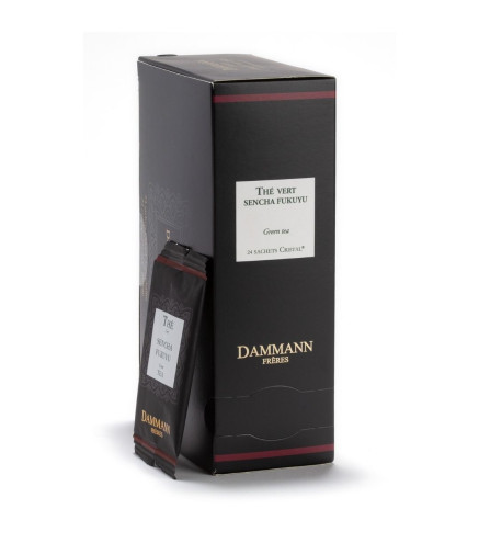 Sencha Fukuyu – Thé vert du Japon Dammann Frères, 24 sachets Cristal® enveloppés