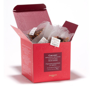 Carcadet Nuit d'Été - 20 Sachets Cristal - Dammann Frères