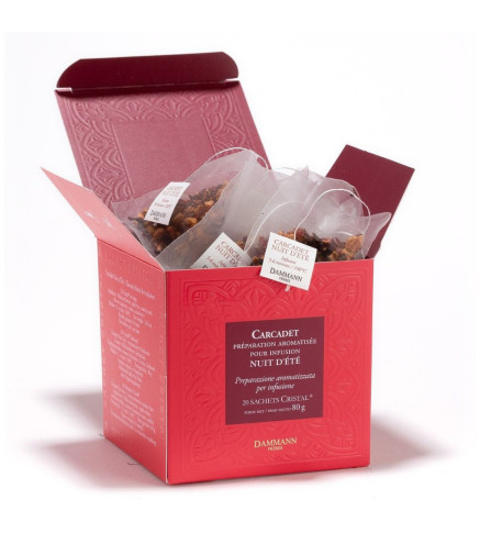 Carcadet Nuit d'Été - 20 Sachets Cristal - Dammann Frères