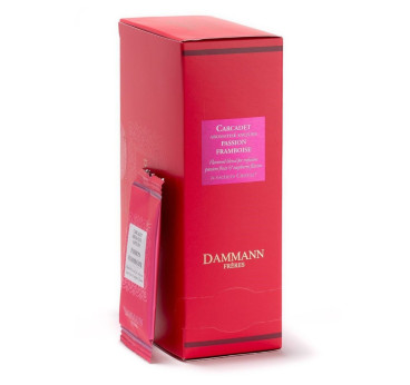 Carcadet Passion Framboise - 24 Sachets Cristal - Dammann Frères