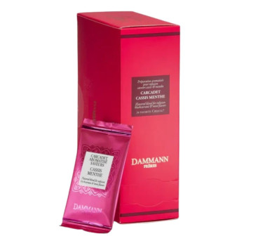 Carcadet Cassis Menthe - 24 Sachets Cristal - Dammann Frères