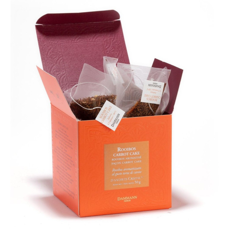 Rooibos Carrot Cake - 25 Sachets Cristal Rooibos Carrot Cake - 25 Sachets Cristal