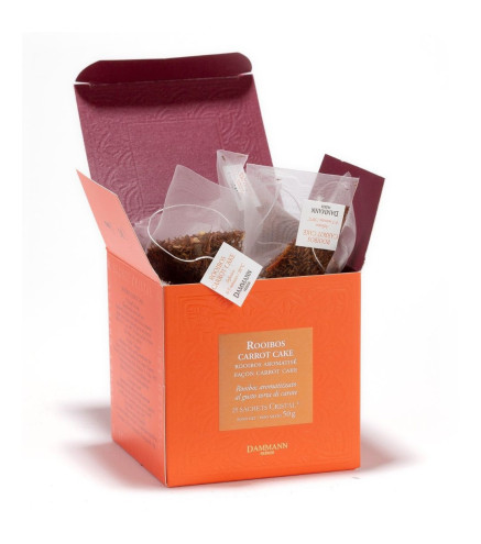 Rooibos Carrot Cake - 25 Sachets Cristal - Dammann Frères