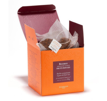 Rooibos Fruits Rouges – Dammann Frères, 25 sachets Cristal®