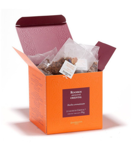 Rooibos Parfumé Oriental - 25 Sachets Cristal Dammann Frères