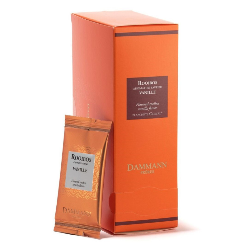 Rooibos Vanille - 24 Sachets Cristal Enveloppés Rooibos Vanille - 24 Sachets Cristal Enveloppés