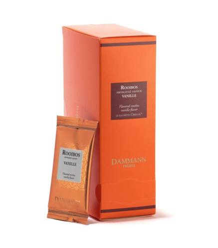 Rooibos Vanille – Dammann Frères, 24 sachets Cristal® enveloppés