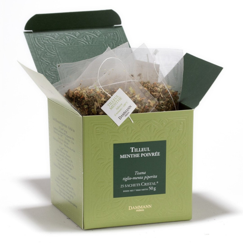 Tisane Tilleul Menthe - 25 Sachets Cristal