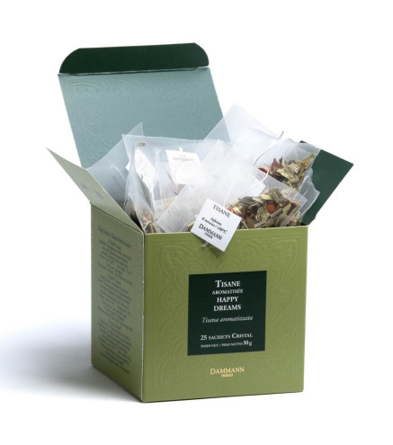 Happy Dreams – Tisane Dammann Frères, 25 sachets Cristal®
