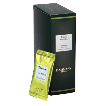 Camomille – Tisane Dammann Frères, 21 sachets Cristal® enveloppés