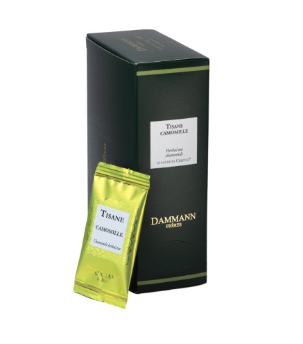 Camomille – Tisane Dammann Frères, 21 sachets Cristal® enveloppés