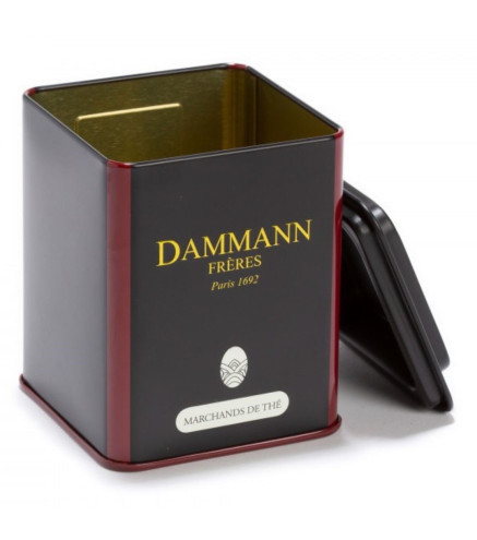 Boîte à thé vide Marchands de Thé – Dammann Frères, 100 g